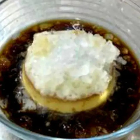 Hình ảnh Bánh flan cafe trân châu
