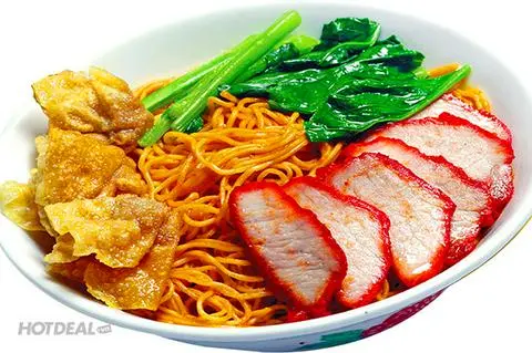 Hình ảnh Mì Hoành Thánh Xá Xíu Khô 