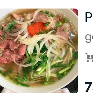 Hình ảnh phở gân
