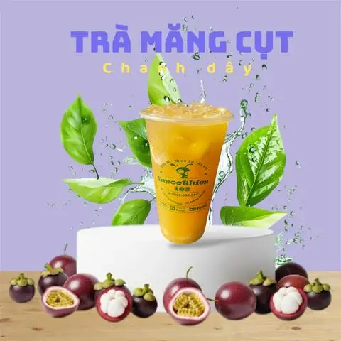 Hình ảnh Trà măng cụt chanh dây chua ngọt - ly 700ml