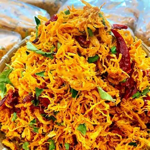 Hình ảnh Khô gà sấy dẻo 500gr