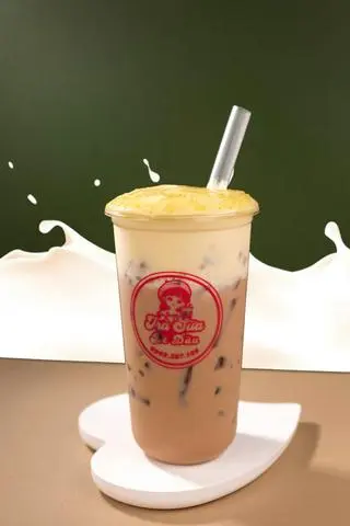 Hình ảnh Trà sữa kem trứng nướng