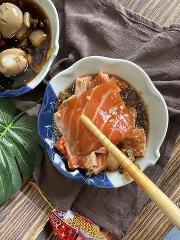 Hình ảnh Cá Hồi Ngâm Tương 300gr