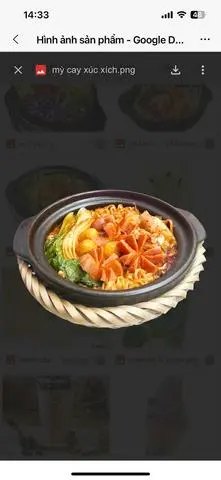 Hình ảnh Mỳ cay xúc xích