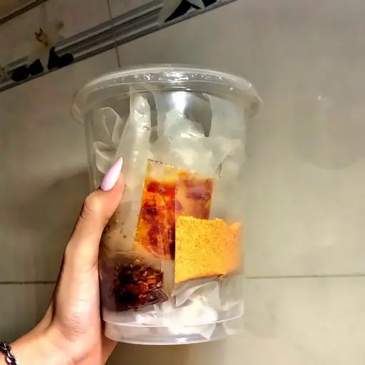 Hình ảnh Bánh tráng tỏi muối nhuyễn