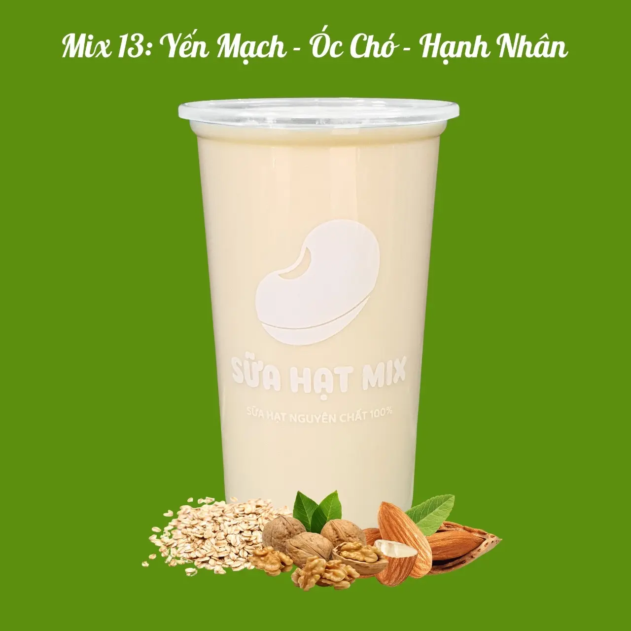 Hình ảnh Mix 13: Yến Mạch - Óc Chó - Hạnh Nhân 