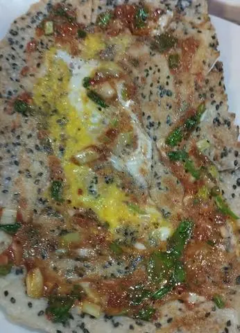 Hình ảnh bánh đa mỡ hành 