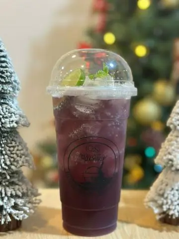 Hình ảnh Hồng trà đậu biếc hạt chia