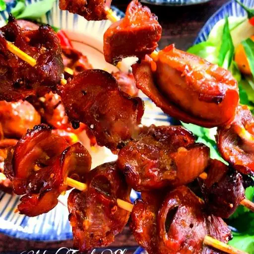 Hình ảnh Mề gà nướng sa tế - phần 5 cái