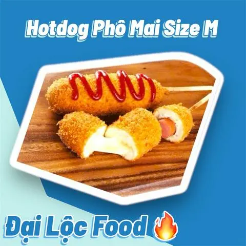 Hình ảnh Hotdog Phô Mai Size M