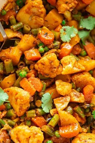 Hình ảnh Mix Veggie ( Rau củ nấu sốt Cà ri)