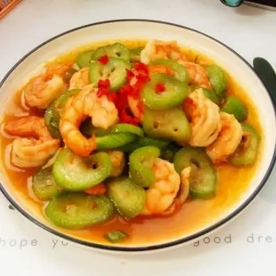 Hình ảnh Cơm trắng Tôm xào muớp huơng thanh vị