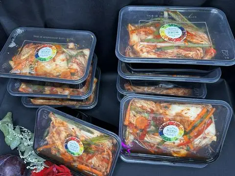Hình ảnh kim chi siêu ngon hộp 500g 