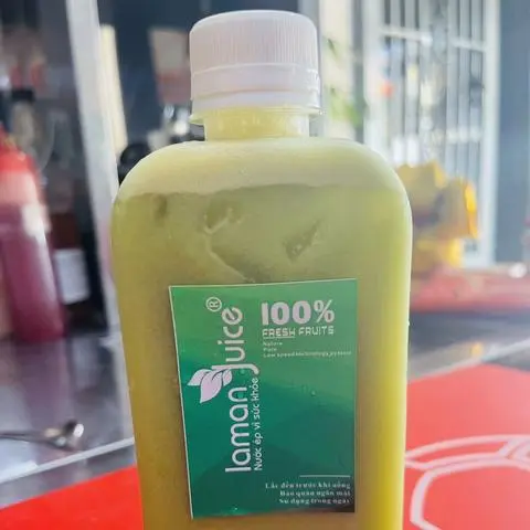 Hình ảnh ép cần tây dưa leo táo 