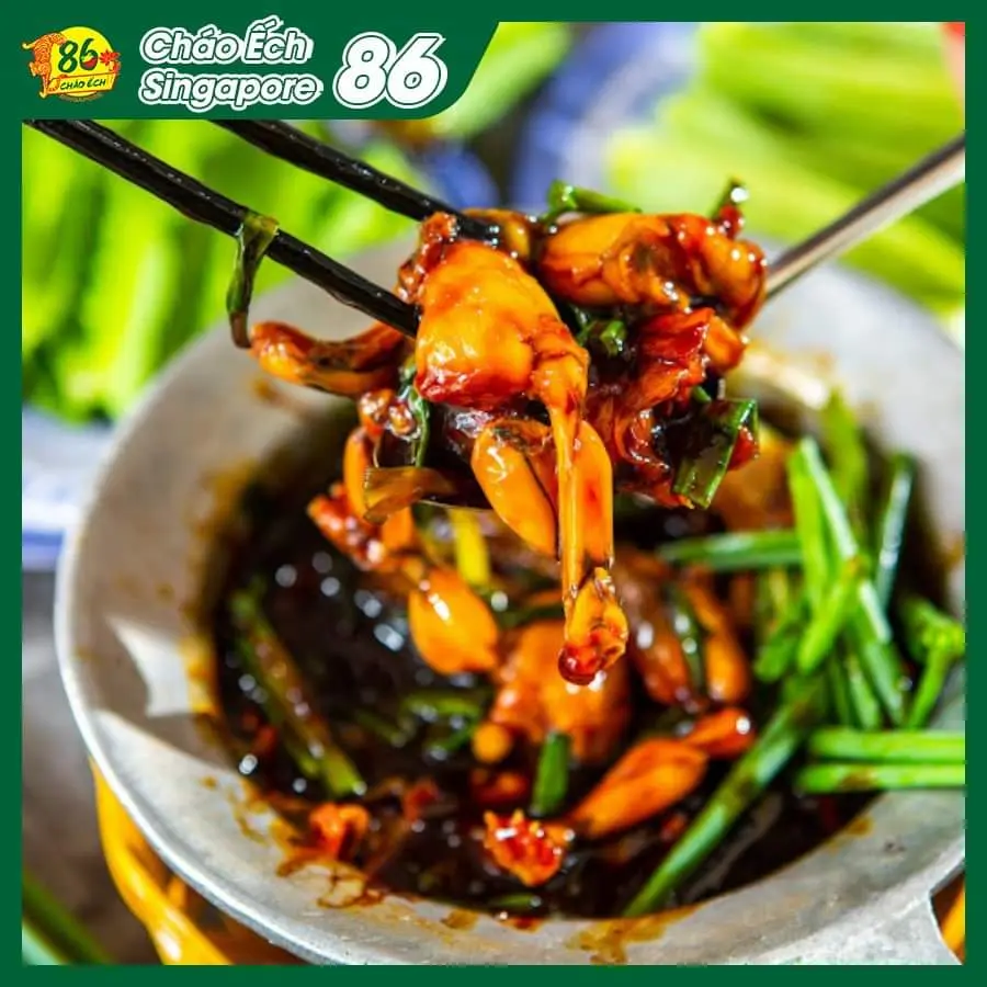 Hình ảnh Phần ếch lớn ( 3 con )  + 2 tô cháo 