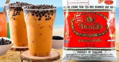 Hình ảnh Trà Sữa Thái Đỏ (Full Topping)