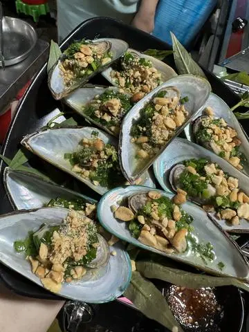 Hình ảnh Vẹm nướng mỡ hành