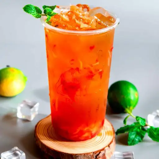Hình ảnh Trà Bưởi Dâu Tây