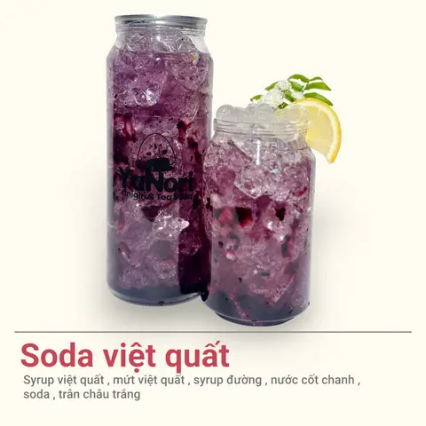 Hình ảnh Soda việt quất