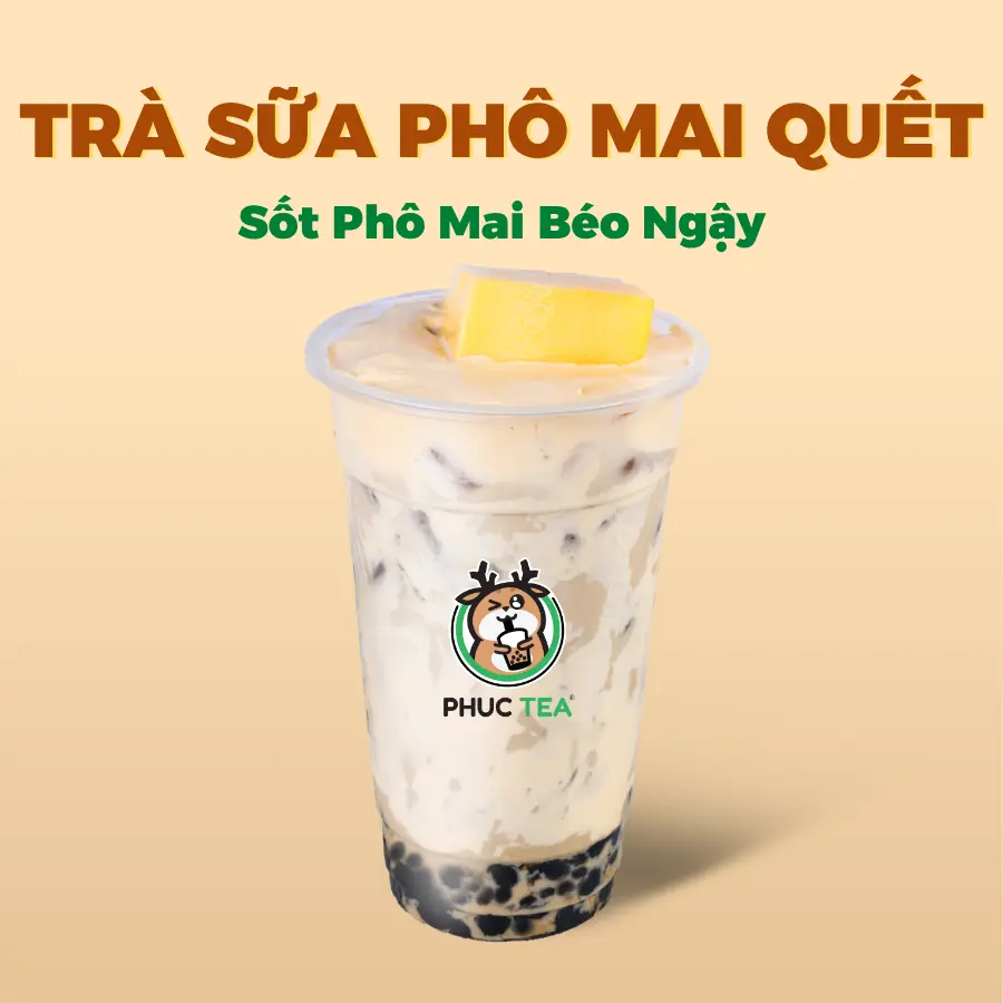 Hình ảnh Trà Sữa Phô Mai Quết (Size M)