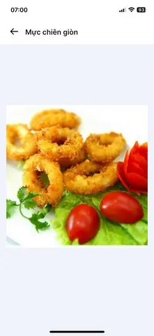 Hình ảnh Mực chiên giòn