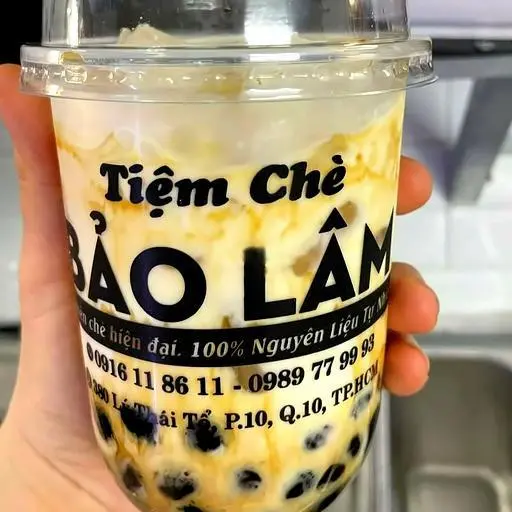 Hình ảnh Sữa tươi trân châu đường đen