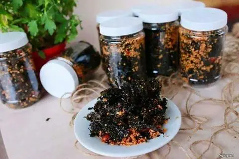 Hình ảnh Rong Biển Cháy Tỏi 