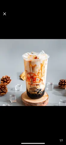 Hình ảnh Sữa tươi trân châu đường đen