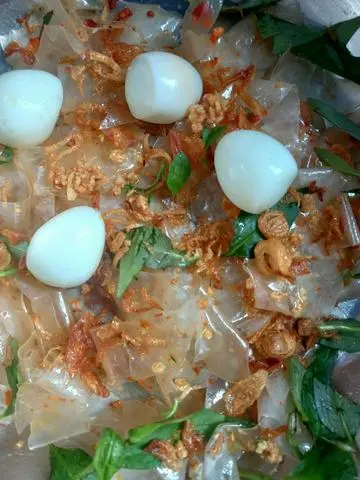 Hình ảnh Bánh Tráng Trộn Hành Phi
