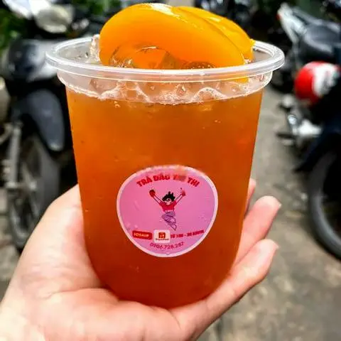 Hình ảnh Trà đào miếng