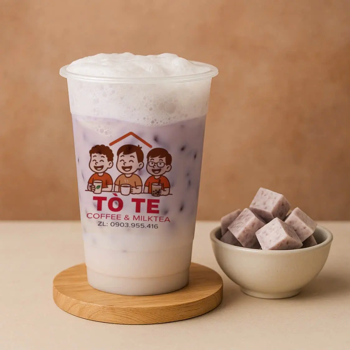 Hình ảnh Khoai Môn Latte 