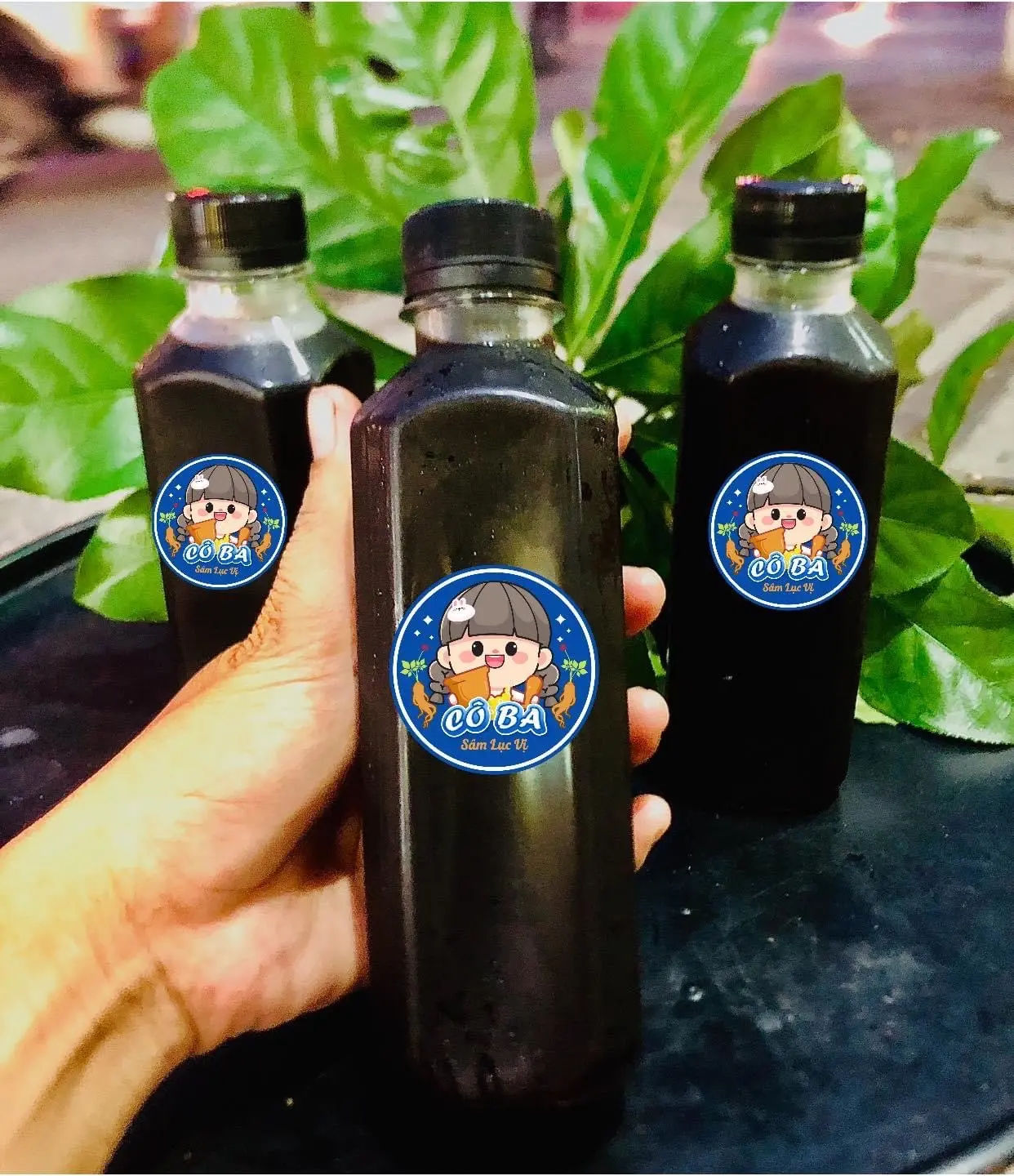 Hình ảnh CHAI NƯỚC CỐT SÂM LỤC VỊ CÔ BA