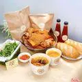 Hình ảnh Combo 1: 4 phần phá lấu bánh mì - 3 chai sâm