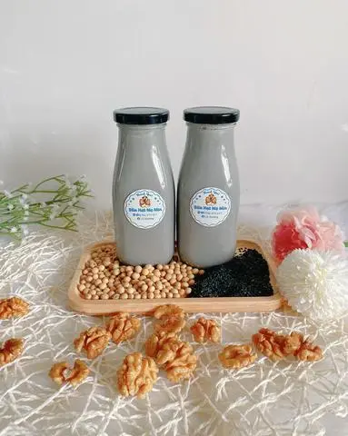 Hình ảnh Sữa Đậu nành - Óc chó - Mè đen
