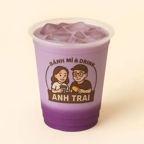 Hình ảnh Khoai môn latte vị việt quất