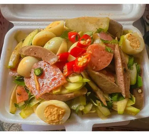 Hình ảnh Nem Chả Trộn  Trứng Cút - Lớn - không kèm bánh