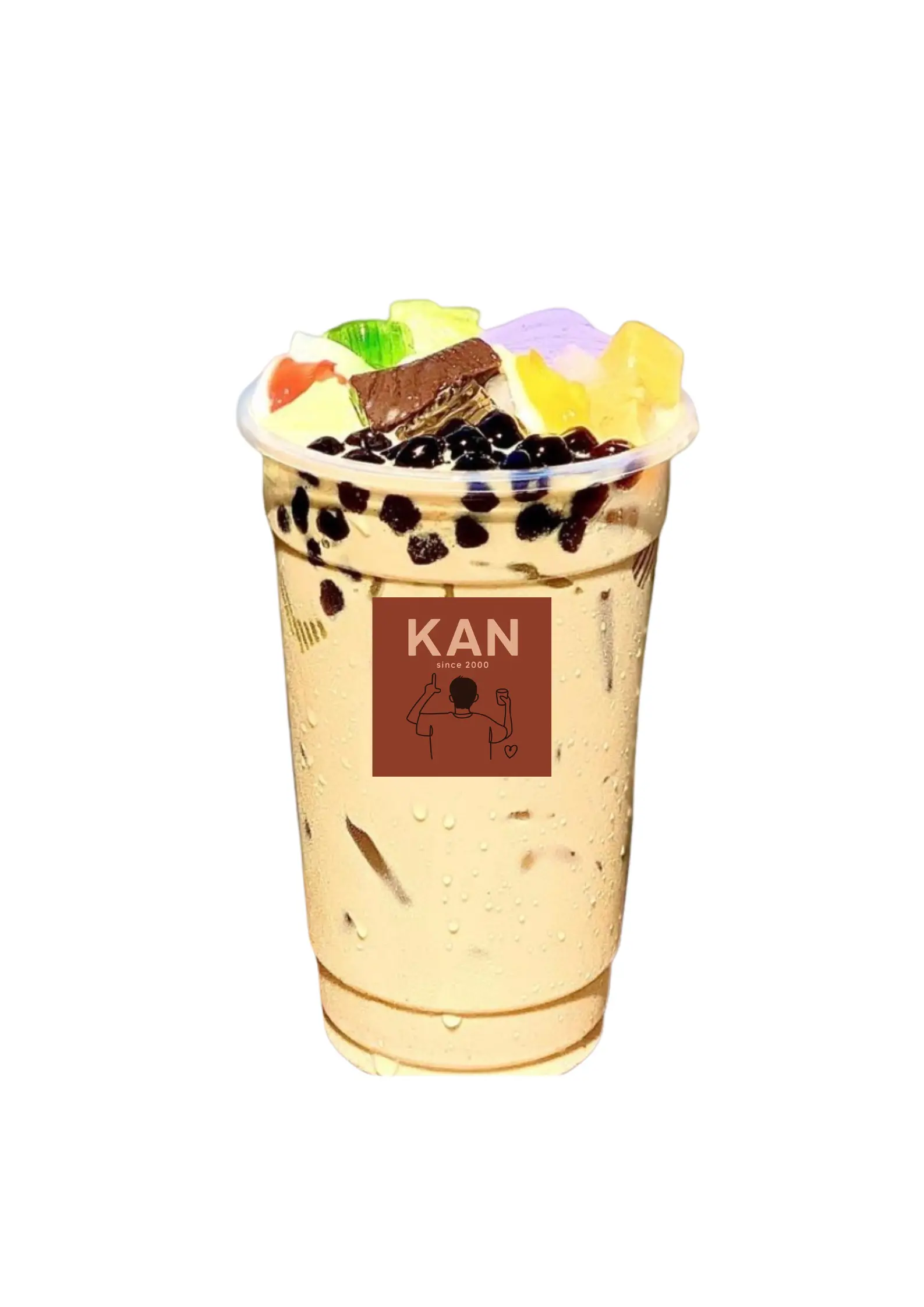 Hình ảnh Trà sữa truyền thống full topping