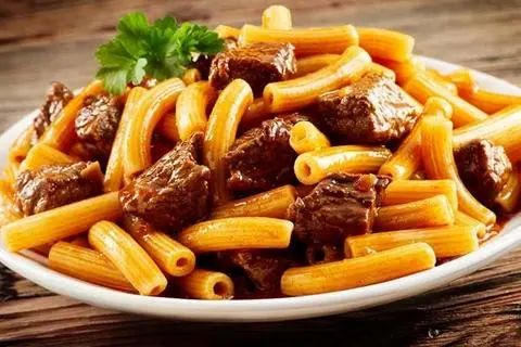Hình ảnh Nui xào bò