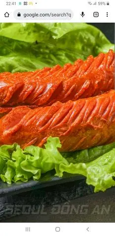 Hình ảnh xúc xích đức ( 1 cây  ) 