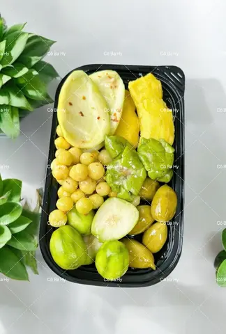 Hình ảnh Hộp Mix 6 loại trái cây ngâm