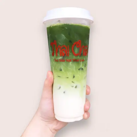 Hình ảnh Latte Thái Xanh - กรีนไทยลาเต้ - 700ml