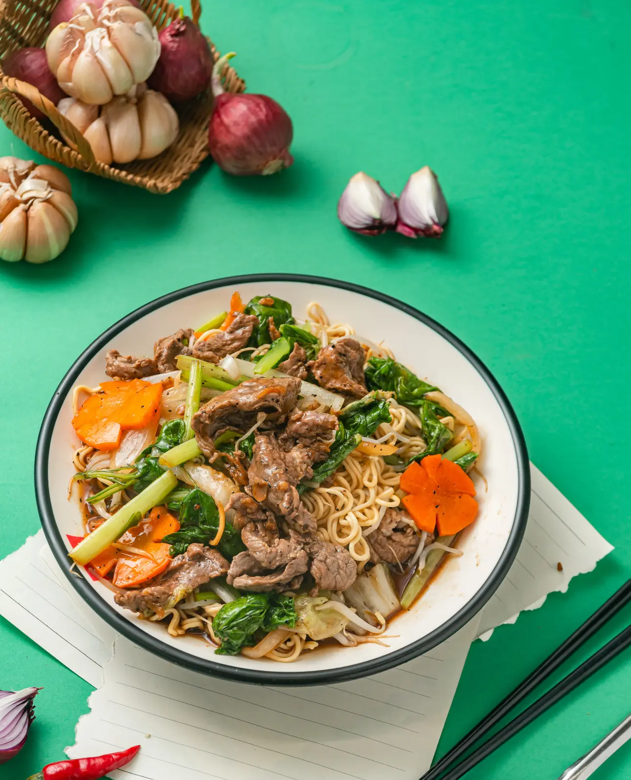 Hình ảnh Mì xào bò