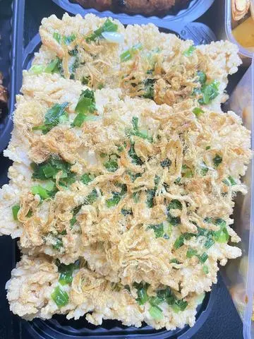 Hình ảnh Cơm cháy chà bông mỡ hành