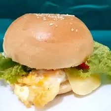 Hình ảnh Hamburger Trứng Chả big