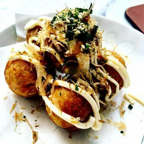 Hình ảnh Takoyaki nhân móng tay 4 viên