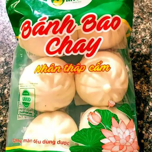 Hình ảnh Bánh bao chay 810g hộp 6 cái