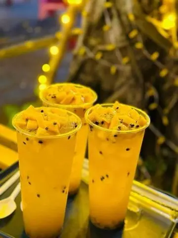 Hình ảnh trà thơm mít chanh dây