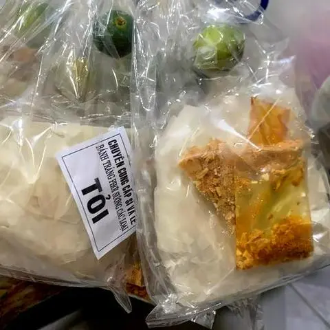 Hình ảnh Bánh tránh phơi sương dẻo hành tỏi muối ngon