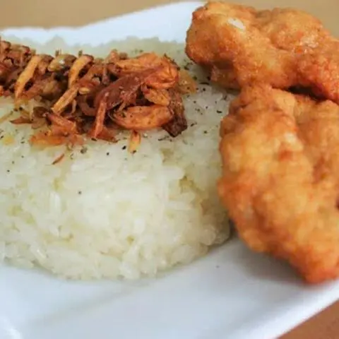 Hình ảnh Cơm Chả Mực Giả Tay Hạ Long (ST25) + Tặng Sốt Mắm Tỏi, Đồ Chua