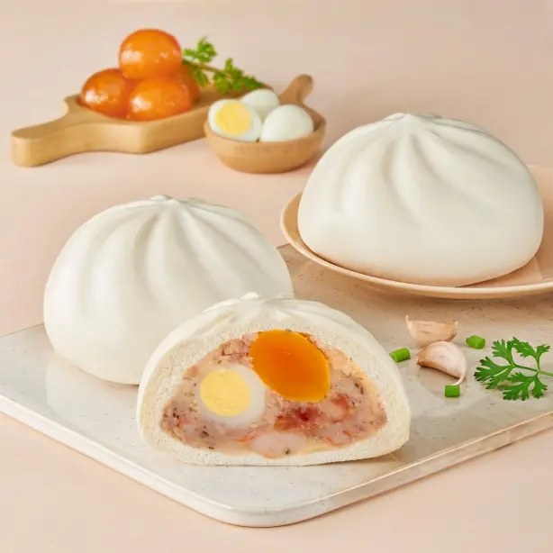 Hình ảnh bánh bao trứng muối 